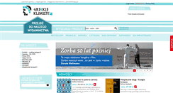 Desktop Screenshot of greckieklimaty.pl