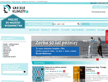 Tablet Screenshot of greckieklimaty.pl